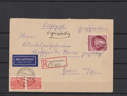 BERLIN 1954 Brief siehe Beschreibung (209929)