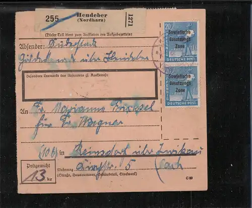 SBZ 1948 Nr 189 gestempelt (211534)
