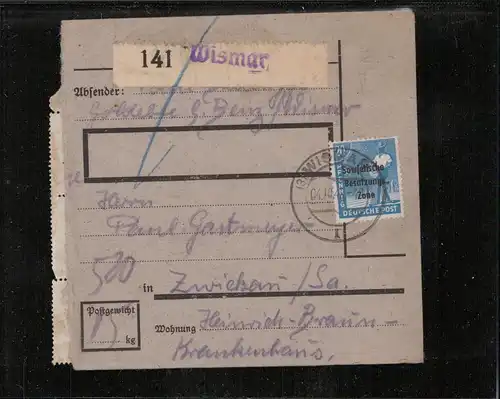 SBZ 1948 Nr 189 u.a. gestempelt (211536)