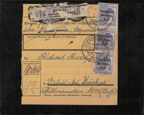 SBZ 1948 Nr 196 u.a. gestempelt (211550)