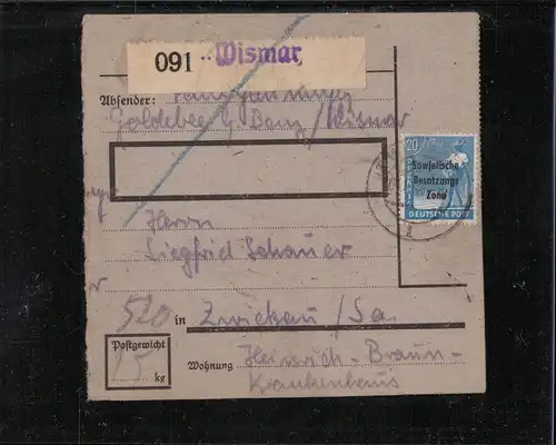 SBZ 1948 Nr 189 u.a. gestempelt (211554)