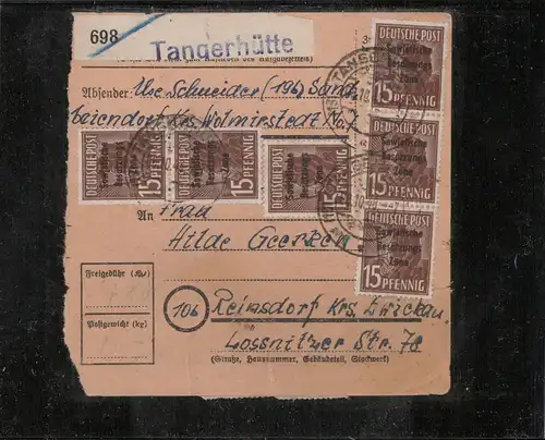 SBZ 1948 Nr 187 u.a. gestempelt (211558)