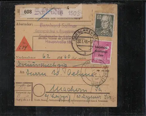 SBZ 1948 Nr 225 u.a. gestempelt (211562)