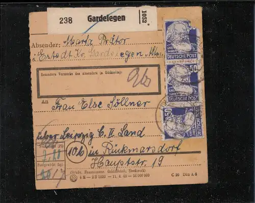 SBZ 1948 Nr 224 u.a. gestempelt (211589)