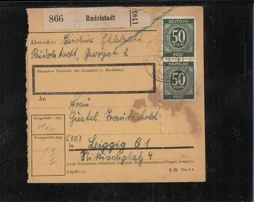 KONTROLLRAT 1946 Nr 932 gestempelt (211590)