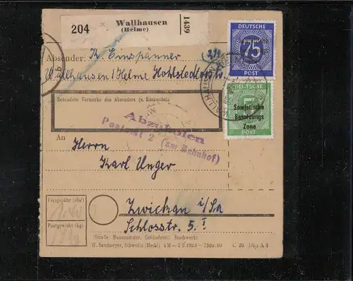 SBZ 1948 Nr 210 u.a. gestempelt (211592)