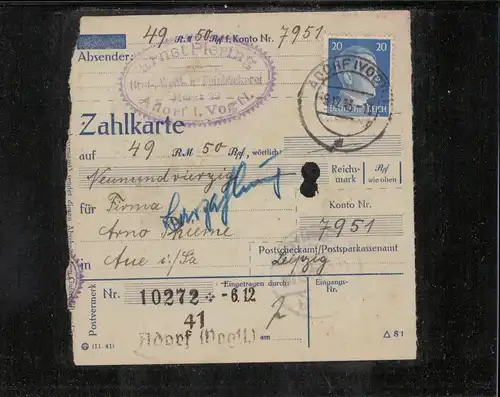 DEUTSCHES REICH 1941 Nr 791 gestempelt (211597)
