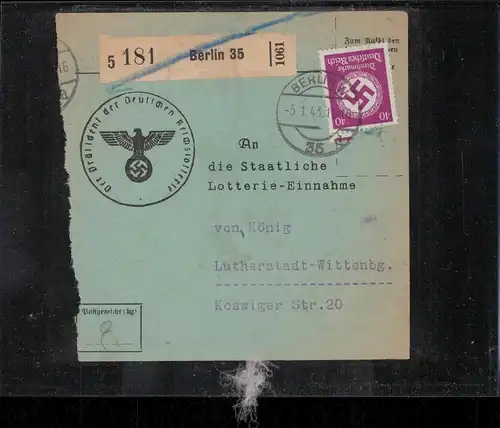 DEUTSCHES REICH DIENST 1934/38 Nr 142 gestempelt (211601)