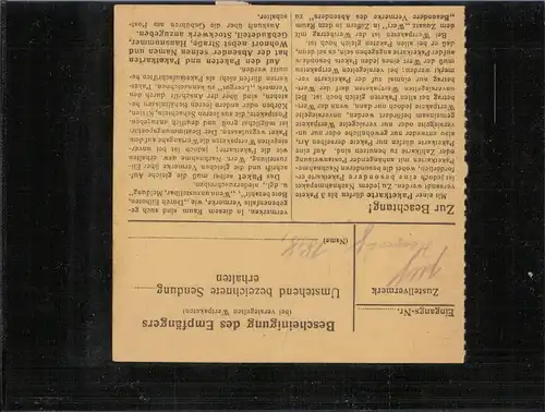 WERT-PAKETKARTE 1943 DRESDEN siehe Beschreibung (211610)