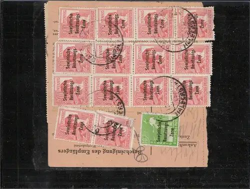 SBZ 1948 Nr 192 u.a. gestempelt (211723)