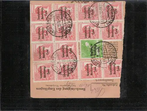 SBZ 1948 Nr 192 u.a. gestempelt (211723)