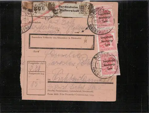 SBZ 1948 Nr 192 u.a. gestempelt (211724)