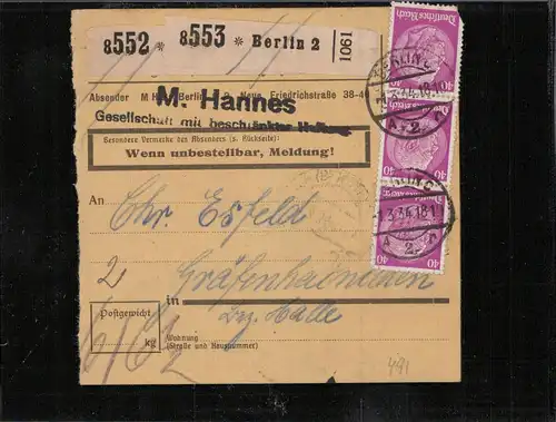 DEUTSCHES REICH 1934 Nr 491 siehe Beschreibung (212260)