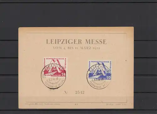 DDR 1951 Nr 282-283 Ersttagsbrief (212315)