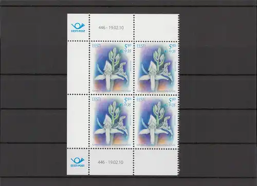ESTLAND 2010 - Viererblock Nr 657 postfrisch (212852)