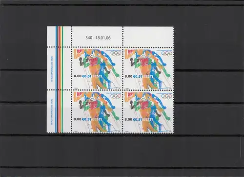 ESTLAND 2006 - Viererblock Nr 540 postfrisch (212907)