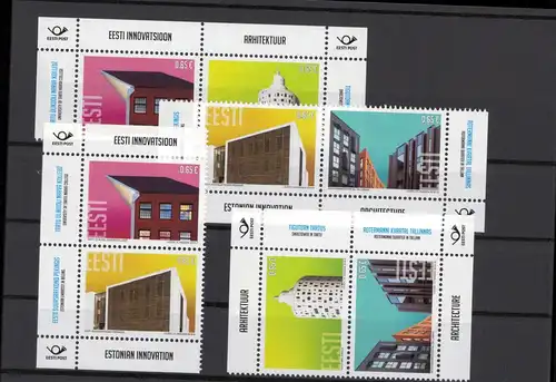 ESTLAND 2016 - Nr 852-855 postfrisch (213015)