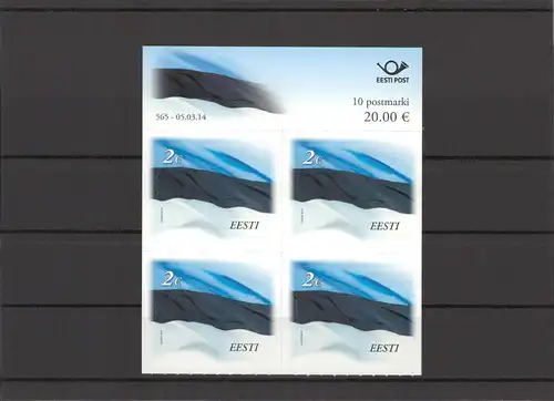 ESTLAND 2014 - Viererblock Nr 788 postfrisch (213093)