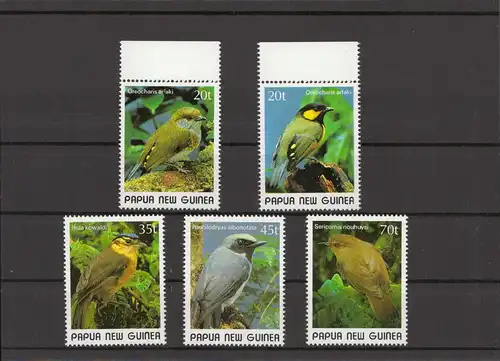 PAPUA NEU GUINEA 1989 Nr 597-601 postfrisch (213372)