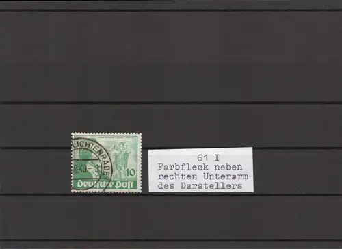 BERLIN 1949 PLATTENFEHLER Nr 61 I gestempelt (213796)