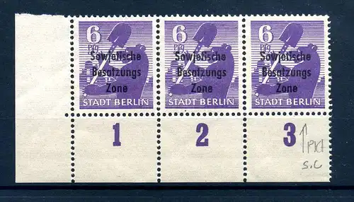 SBZ 1948 Nr 201Aa wbz AF I postfrisch (214345)