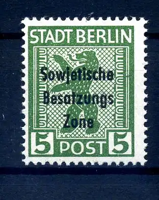 SBZ 1948 Nr 200A vx AF IV postfrisch (214346)