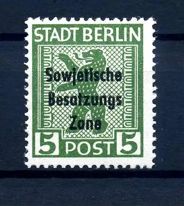SBZ 1948 Nr 200A vx AF IV postfrisch (214349)