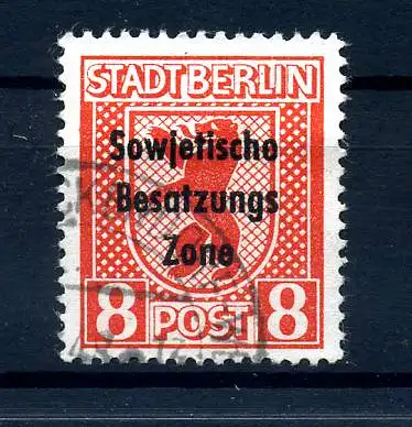 SBZ 1948 Nr 202A vx AF III gestempelt (214352)