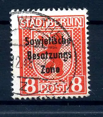 SBZ 1948 Nr 202A vx AF II gestempelt (214353)