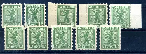 SBZ 1945 Nr 1B postfrisch (215717)