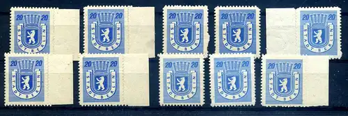 SBZ 1945 Nr 6B postfrisch (215719)