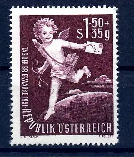 OESTERREICH 1952 Nr 972 postfrisch (216085)