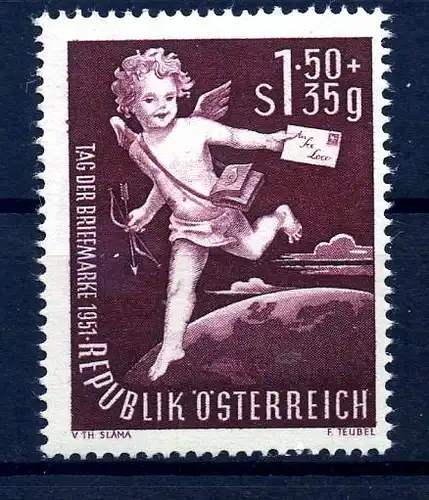 OESTERREICH 1952 Nr 972 postfrisch (216087)