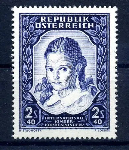 OESTERREICH 1952 Nr 976 postfrisch (216093)