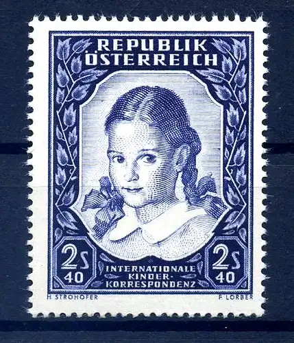 OESTERREICH 1952 Nr 976 postfrisch (216099)
