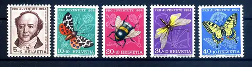 SCHWEIZ 1954 Nr 602-606 postfrisch (216379)