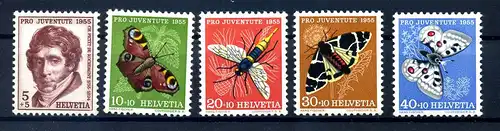 SCHWEIZ 1955 Nr 618-622 postfrisch (216381)