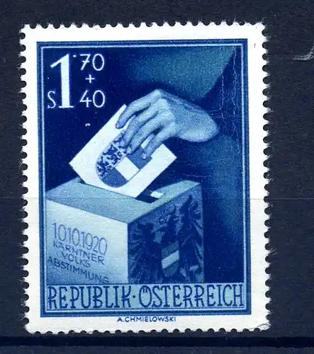 OESTERREICH 1950 Nr 954 postfrisch (216462)