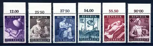 OESTERREICH 1954 Nr 999-1004 postfrisch (216472)