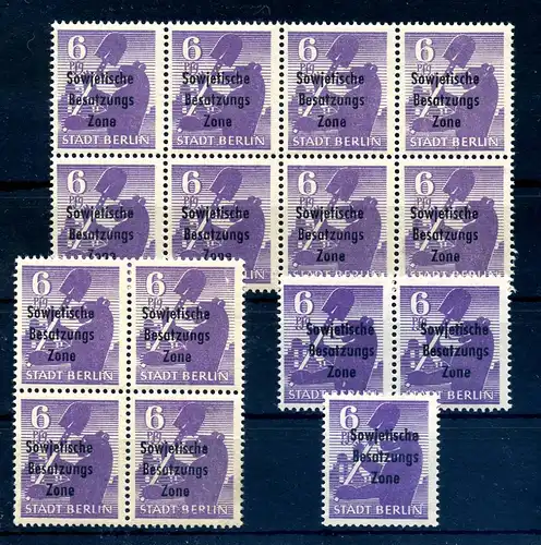 SBZ 1948 Nr 201Awbzt postfrisch (216543)