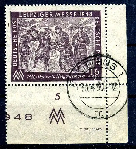 SBZ 1945 Nr 198 DV gestempelt (216943)