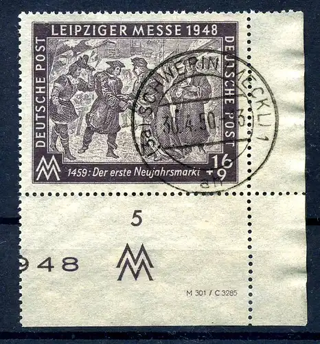 SBZ 1945 Nr 198 DV gestempelt (216944)