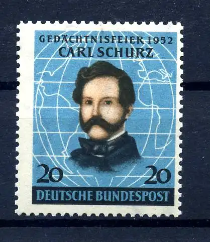 BUND 1952 Nr 155 postfrisch (217117)