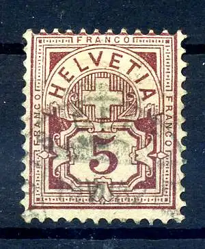 SCHWEIZ 1882 Nr 46 gestempelt (217274)