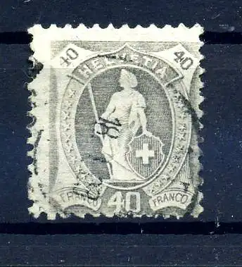 SCHWEIZ 1899 Nr 68 gestempelt (217278)