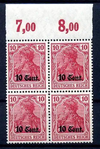 ETAPPE WEST 1916 Nr 4 postfrisch (217684)