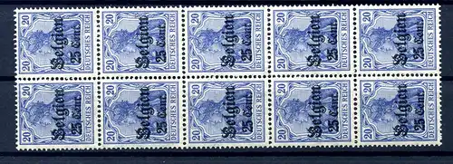 LP BELGIEN 1916 Nr 18 postfrisch (217700)