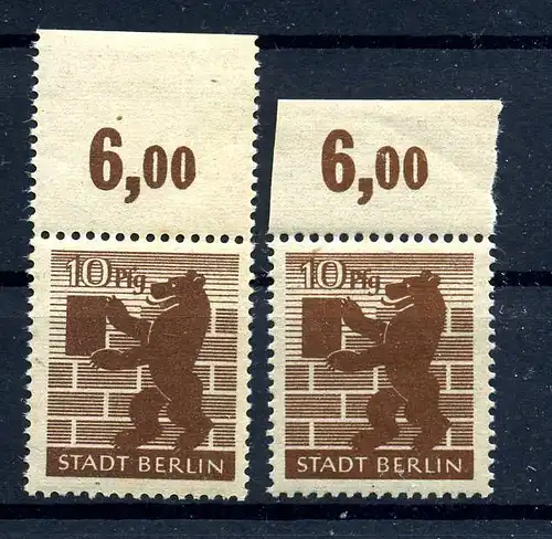 SBZ 1945 Nr 4A OR postfrisch (218054)
