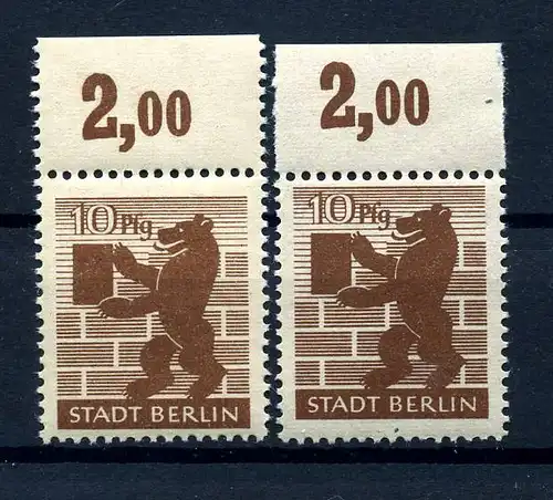 SBZ 1945 Nr 4A OR postfrisch (218056)