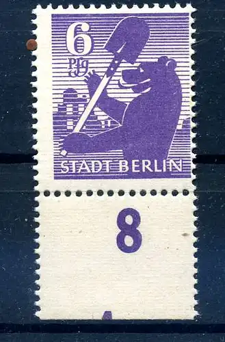SBZ 1945 Nr 2Aa wbz postfrisch (219202)